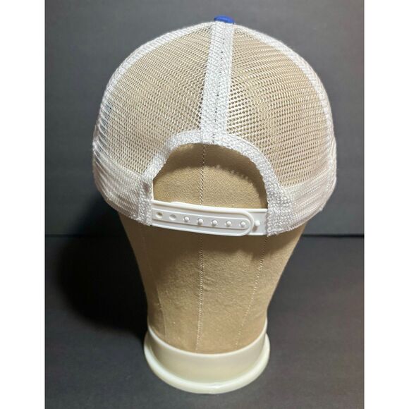 Under Armour Mesh Trucker Hat – Barbell “M” Logo Adjustable – Blue & White OSFM - Picture 3 of 6